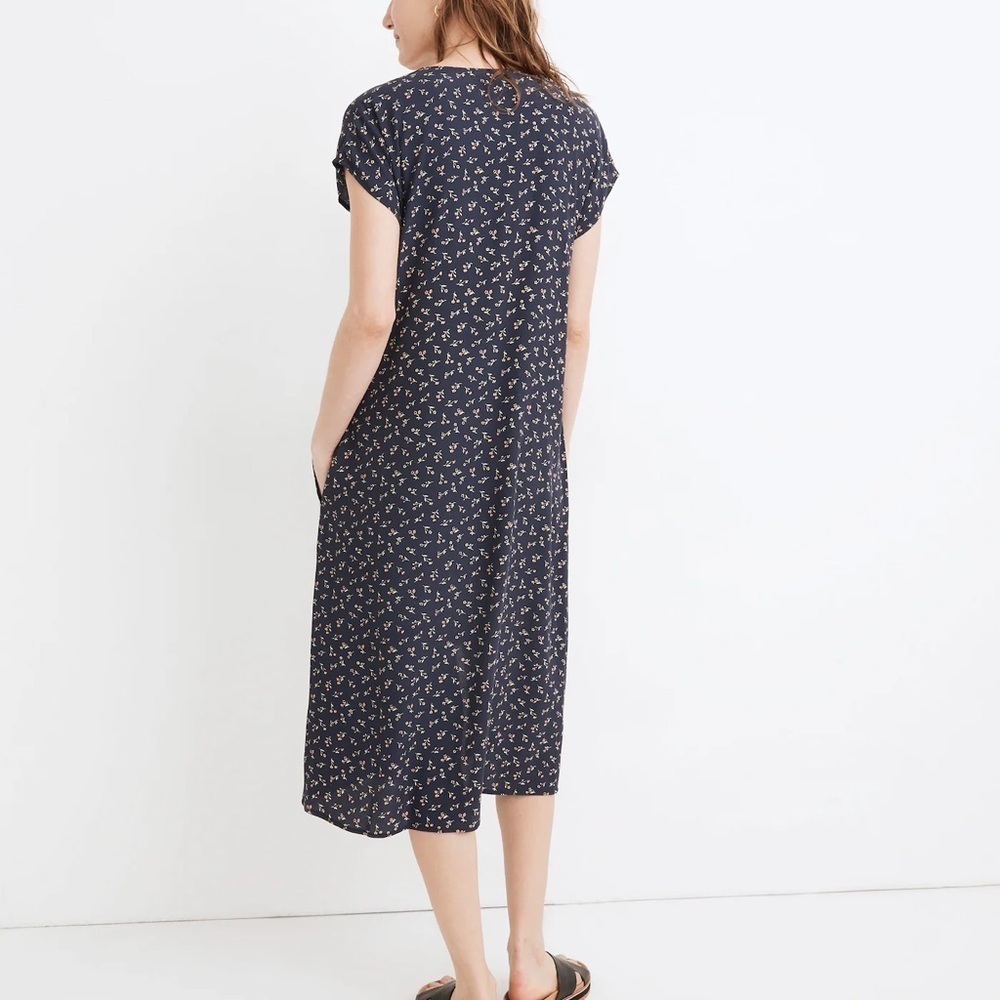 Madewell Easy Midi Dress in Spring Fling Floral Size XS - Picture 8 of 8